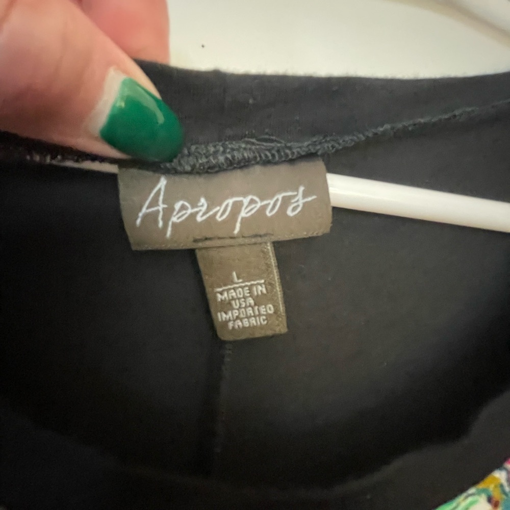 Apropos Blouse Sz L - Picture 2 of 4